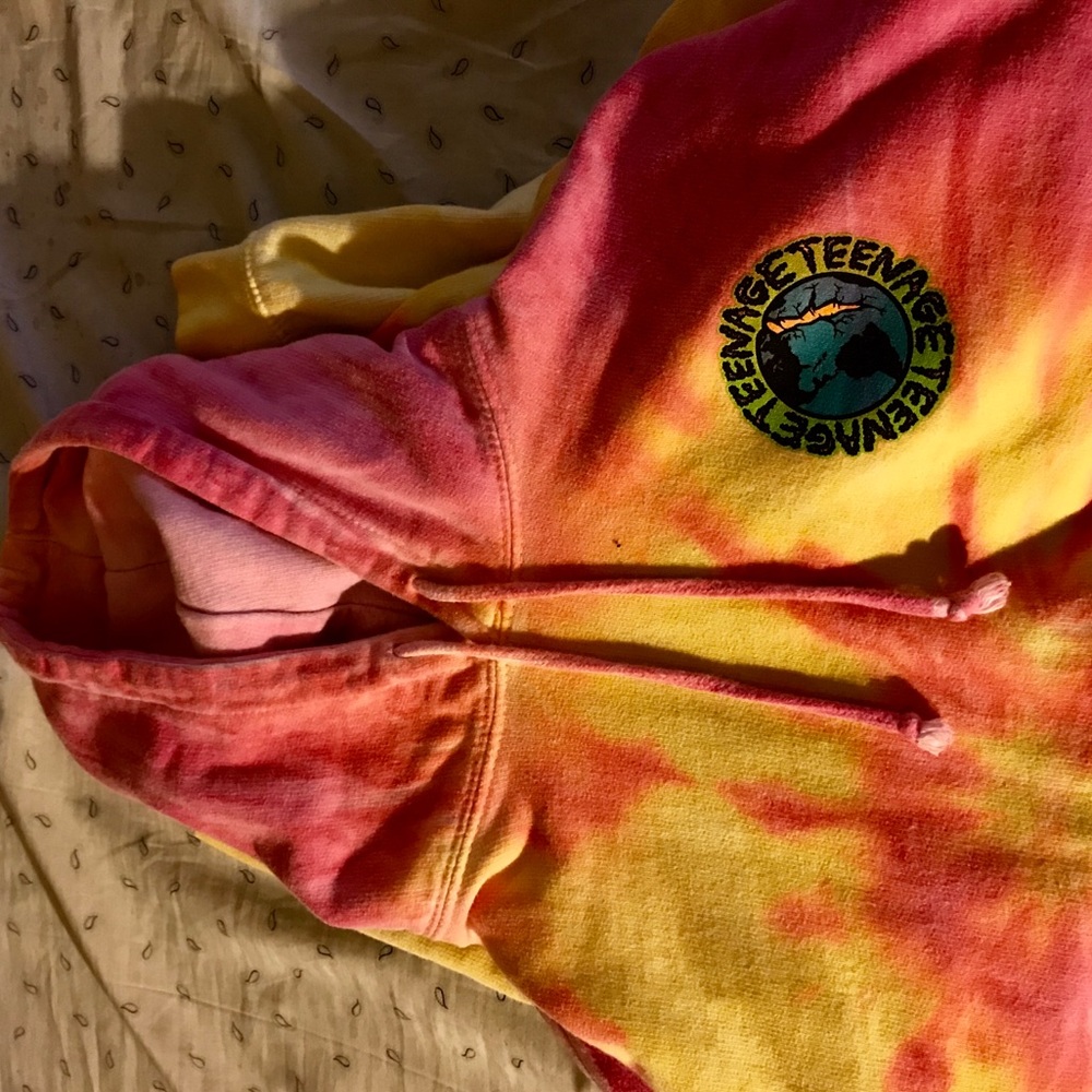 Teenager brand Zumiez hoodie.